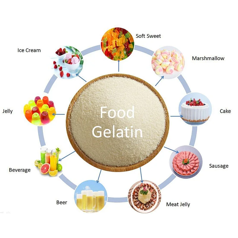 henan E-KING Food Grade Ingredients Halal Kosher gelatin Beef skin bone Gelatine 120 160 180 bloom
